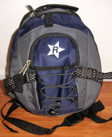 Embroidered Star Initial Backpacks by Passion Stitches - Product image.